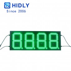 10 Inch Super Bright Green  Led Gas Price Displays