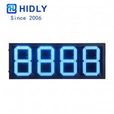 12 Inch Blue Led Gas Signs