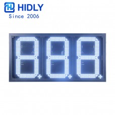 12 Inches LED White Waterproof Digital Gas Price Display