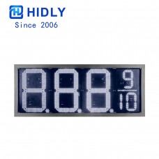 Waterproof 16 Inch White Led Gas Price Sign:GAS16Z8889W