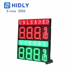 Unleaded Led Gas Station Signs：GAS18Z8889RG2