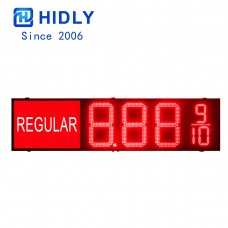 Double Regular Led Gas Price Signs:GAS20Z8889R-REGULAR
