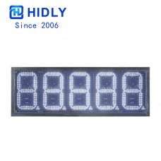 Canada Waterproof 8 Inch White Led Gas Price Sign:GAS8Z88888W