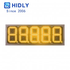 8 Inch Yellow Super Bright Led Gas Price Signs:GAS8Z88888Y