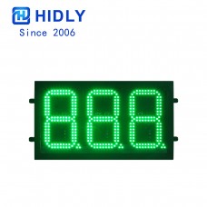 Canada Waterproof 8 Inch Green Super Bright Led Gas Price Sign:GAS8Z888G