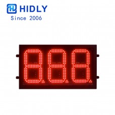 8 Inch Red Waterproof Led Gas Price Sign:GAS8Z888R