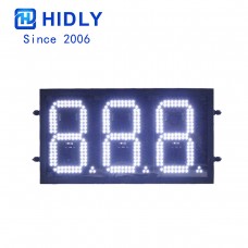 Canada Waterproof 8 InchWhite Super Bright Led Gas Price Sign:GAS8Z888W