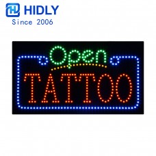 LED OPEN TATTOO Sign-HSO1106