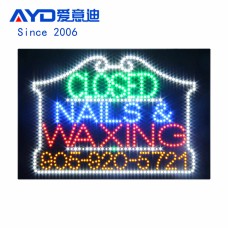 NAILS WAXING LED SIGN HSO1387