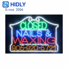 NAILS WAXING OPEN SIGN HSO1339