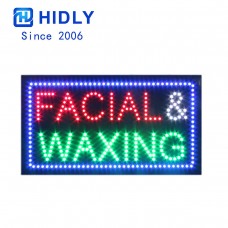 FACIAL WAXING WINDOW SIGN HSF0087