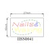 NAILS WAXING CUSTOM SIGN HSN0004