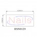 NAILS WINDOW LED SIGN HSN0006