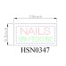 NAILS SPA PEDICURE SIGN HSN0032