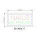 NAILS SPA PEDICURE SIGN HSN0032
