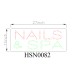 NAILS SPA WINDOW LED SIGN HSN0089