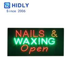 NAILS WAXING LARGE LED SIGN HSN0241