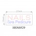 NAILS SPA PEDICURE LED SIGN-HSN0461