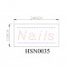 NAILS BUSINESS LED SIGN HSN0535
