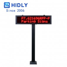 P7.62 Red  96 Dot Parking Garage LED  Signs with Pillar