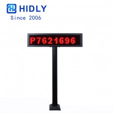 P7.62 Red 160 Dot Parking Garage Signs with Pillar