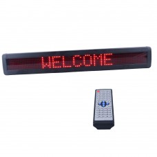 High Resolution LED Programmable Scrolling Moving Message Display Board with Remote Control