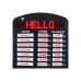 High Resolution LED Programmable Scrolling Message Sign with Remote Control for Business Shop Store Window 18 x 18 inches