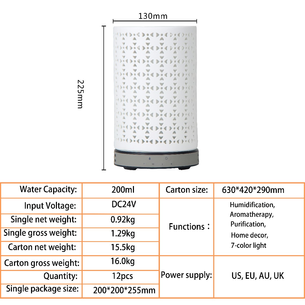 ceramic aroma diffuser