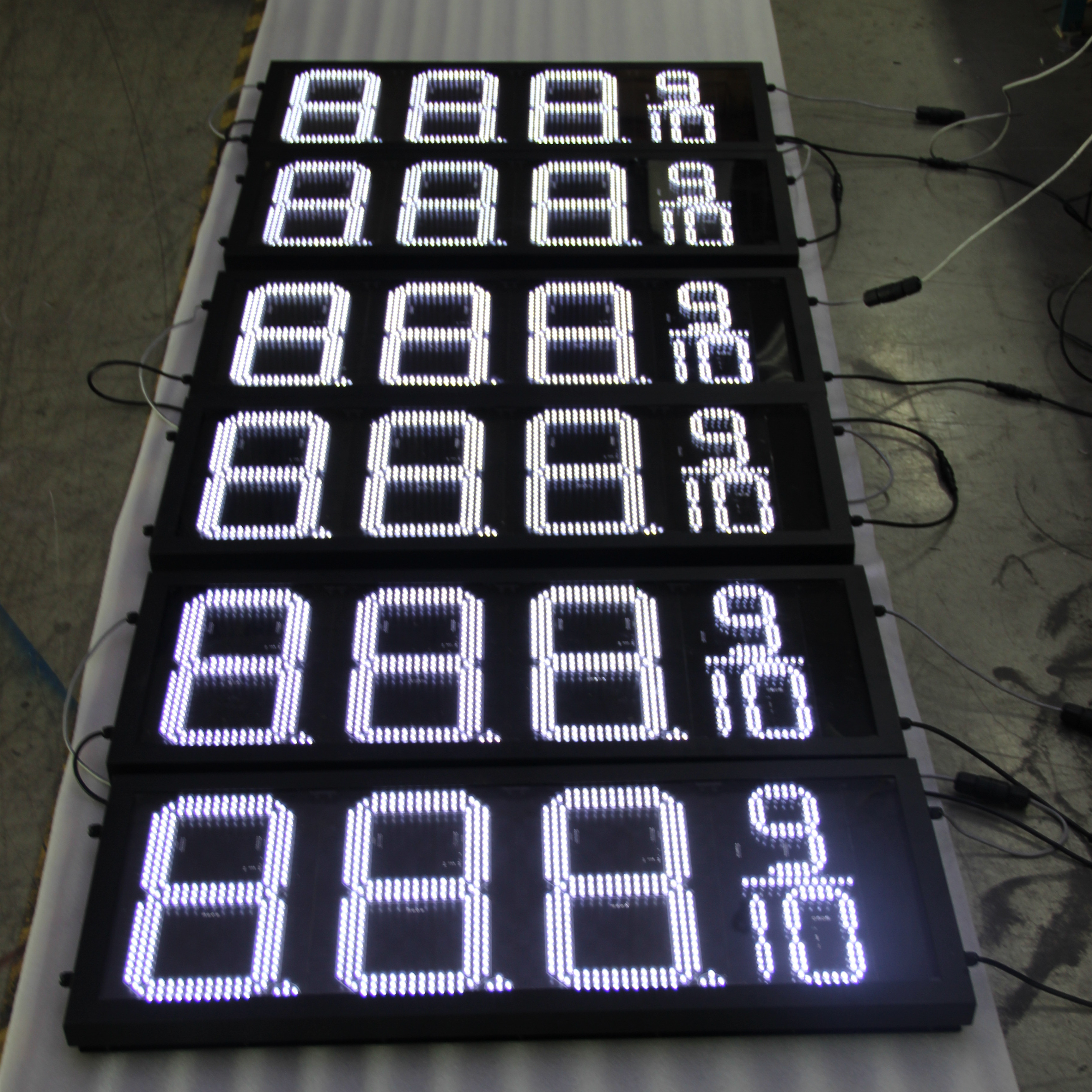 led gas signs