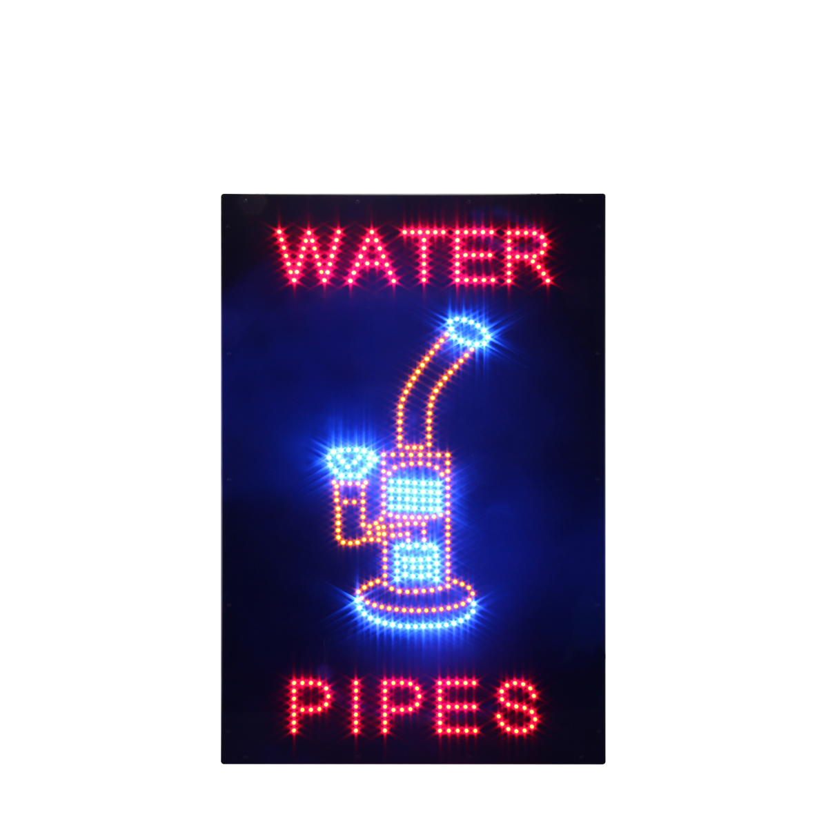 led water pipes sign