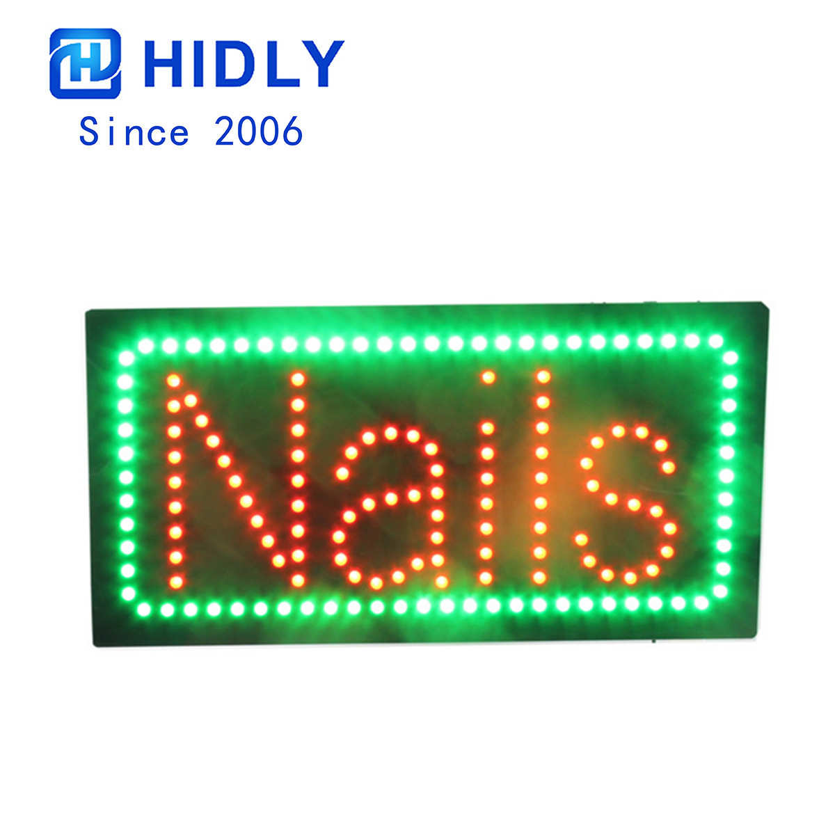 Nails animated led sign