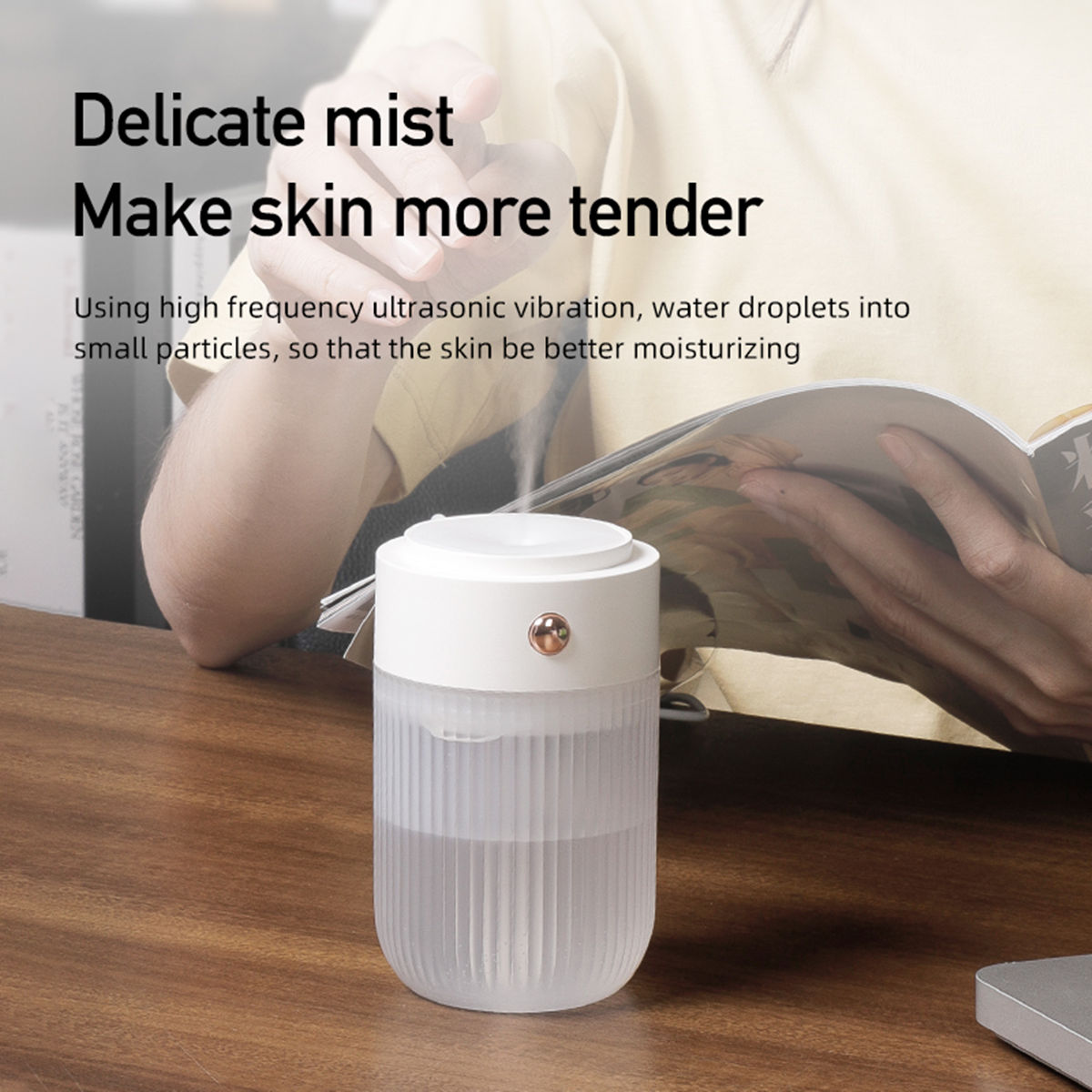 desktop humidifier with led light