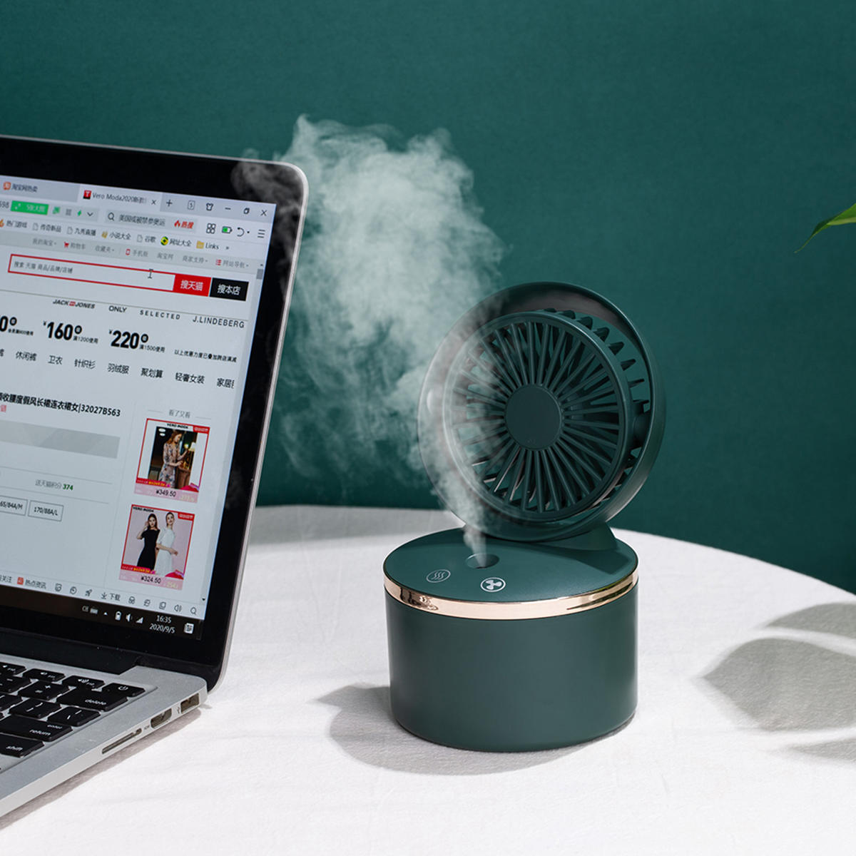 table humidifier mini fan