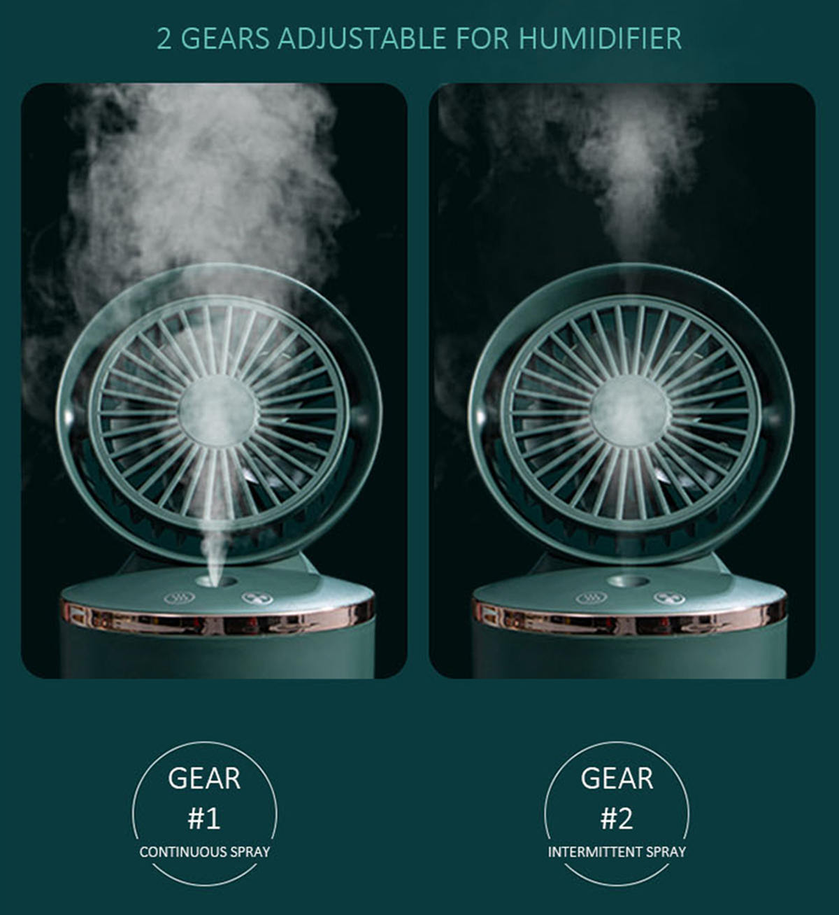 table humidifier mini fan