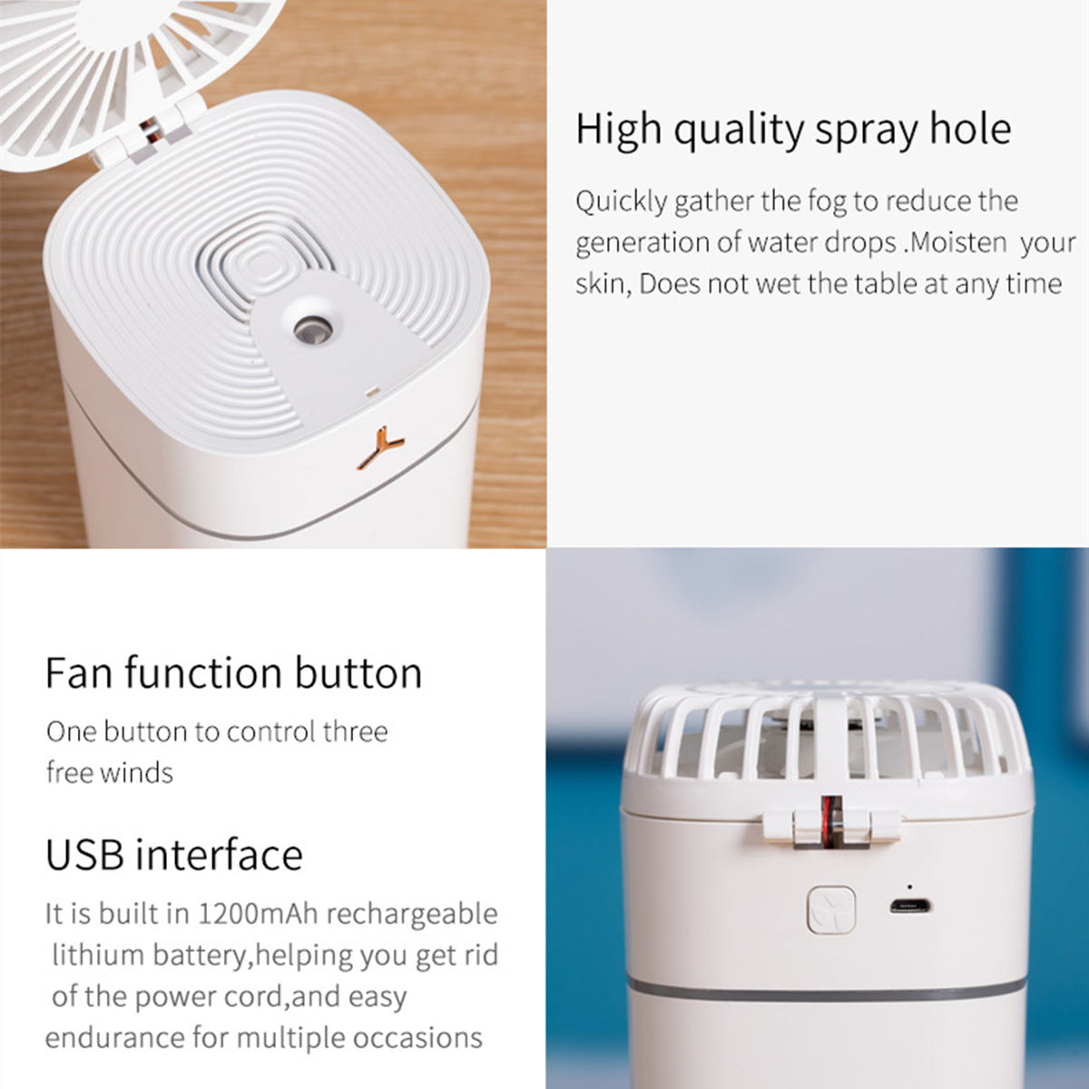 mini humidifier fan