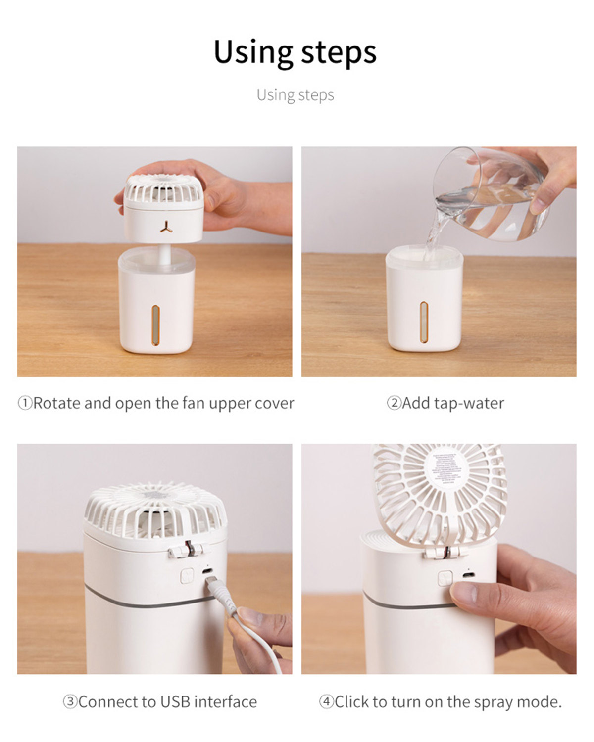 mini humidifier fan