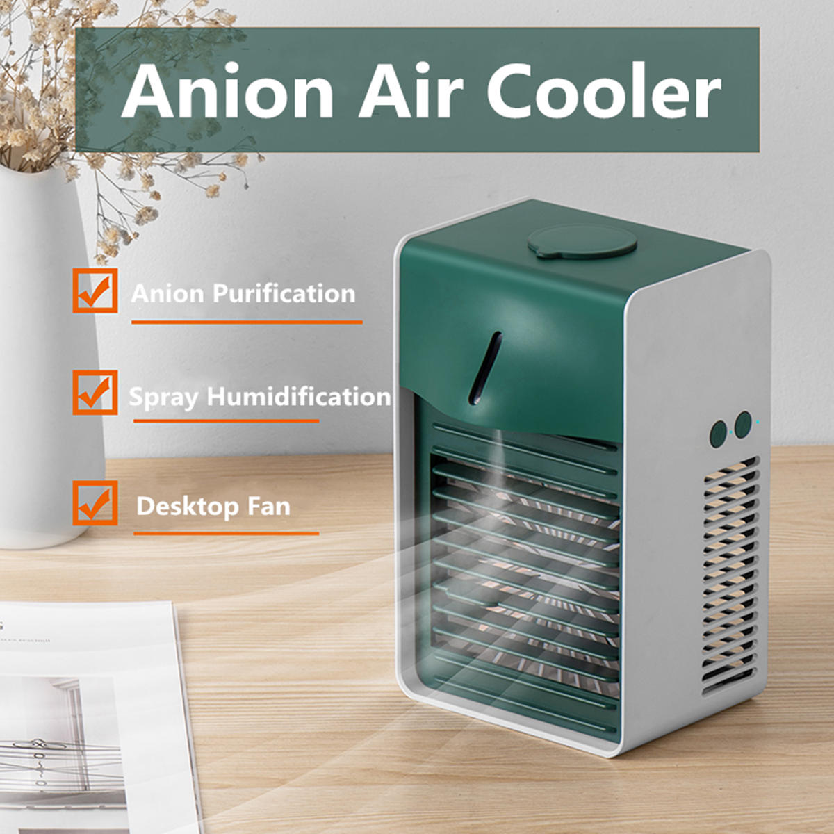 desk anion mist fan